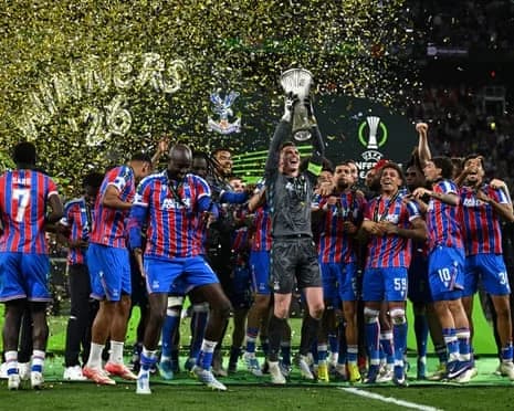 Crystal Palace win Conference League after Mateta strike sinks Rayo Vallecano | Conference League | The Guardian