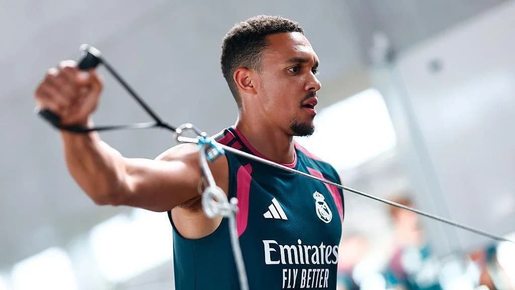 Trent Alexander-Arnold featured in 35 of Real Madrid's 62 matches in all competitions last season